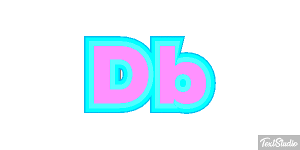 Db Tekst effect