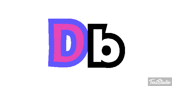Db Tekst effect
