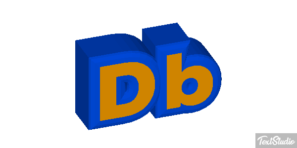 Db Tekst effect
