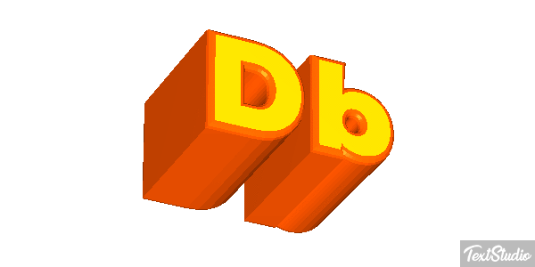 Db Tekst effect
