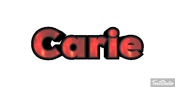 Carie Effetto testo
