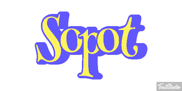 Sopot Texteffekt