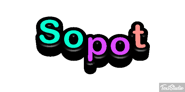 Sopot Texteffekt