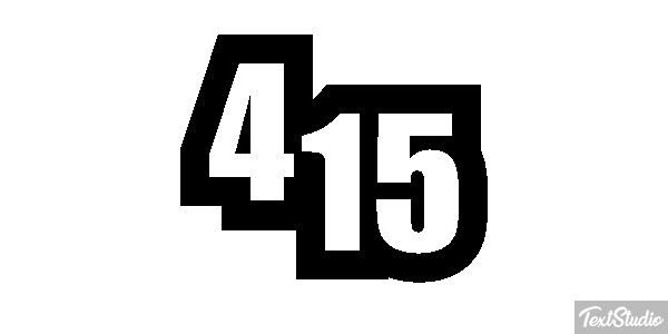 415 Efecto de texto