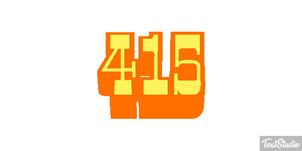 415 Efecto de texto