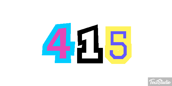 415 Efecto de texto