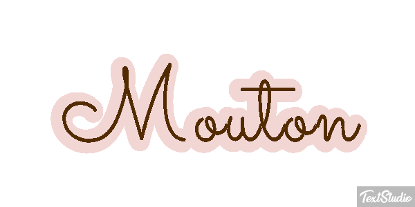 Mouton Effet de texte