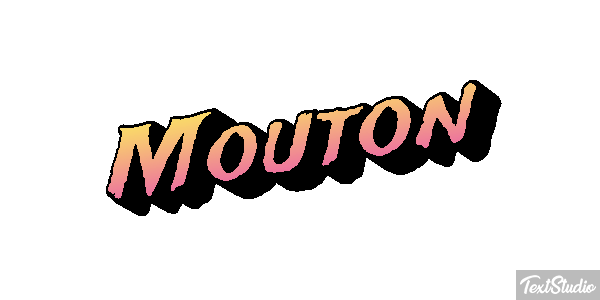 Mouton Effet de texte