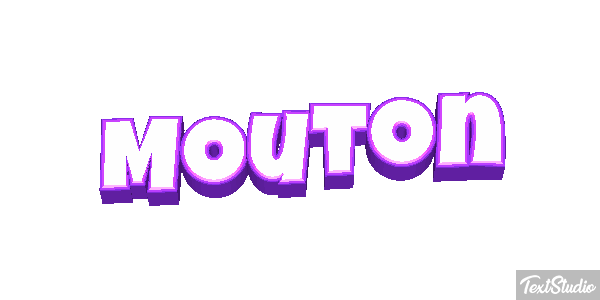 Mouton Effet de texte