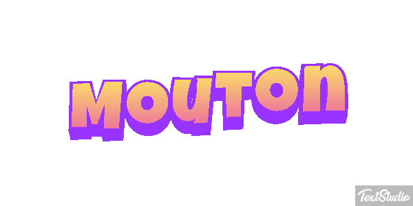 Mouton Effet de texte