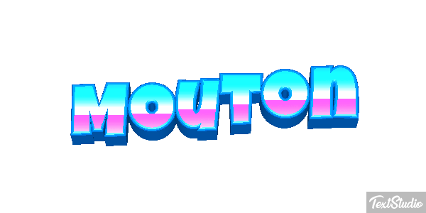 Mouton Effet de texte