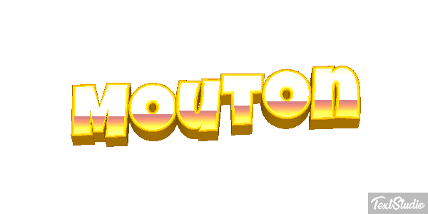 Mouton Effet de texte