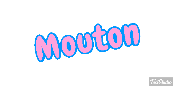 Mouton Effet de texte