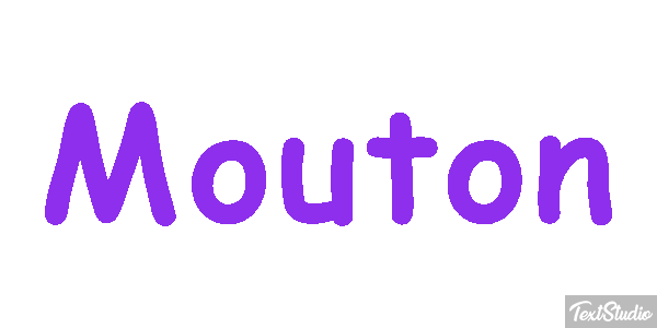 Mouton Effet de texte