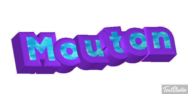 Mouton Effet de texte