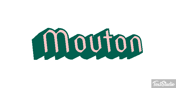 Mouton Effet de texte
