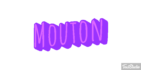 Mouton Effet de texte