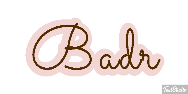 Badr Effetto testo