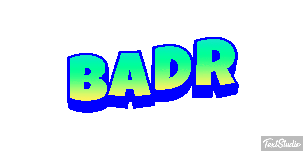 Badr Effetto testo