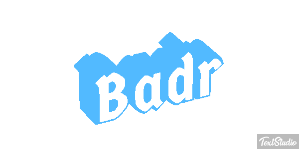 Badr Effetto testo