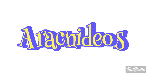 Aracnídeos Efeito do texto
