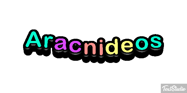 Aracnídeos Efeito do texto
