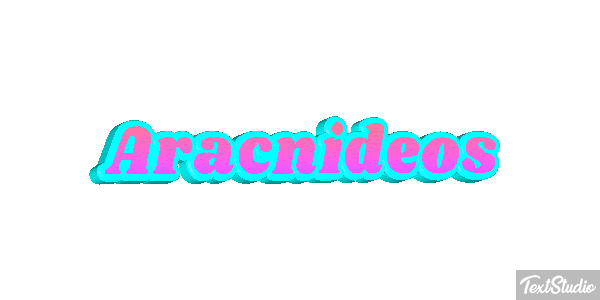 Aracnídeos Efeito do texto