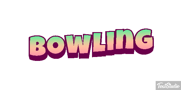 Bowling テキスト効果