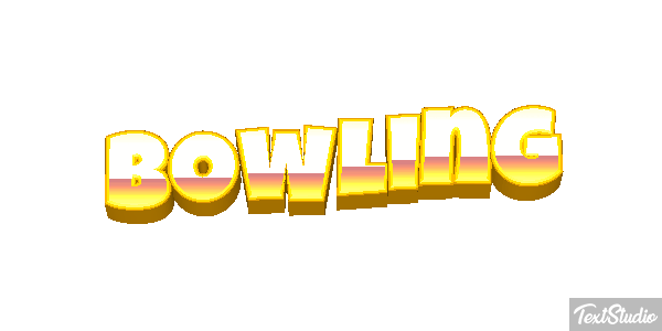 Bowling テキスト効果