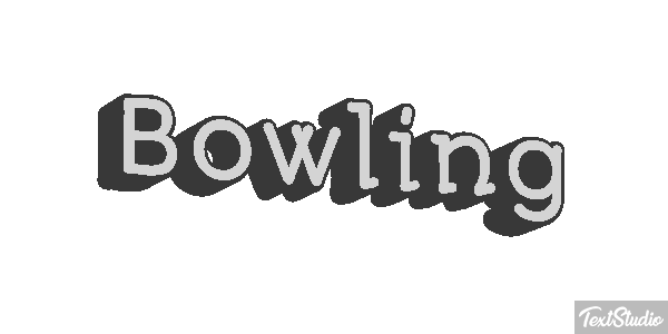 Bowling テキスト効果
