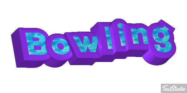Bowling テキスト効果