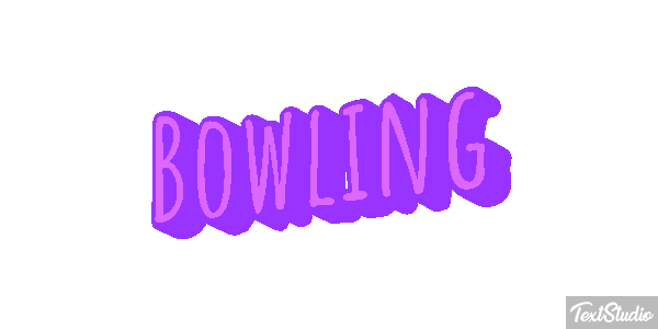 Bowling テキスト効果