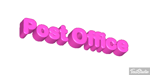 Post Office Text effect