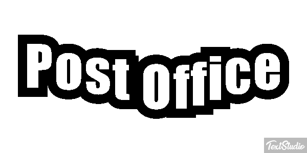 Post Office Text effect