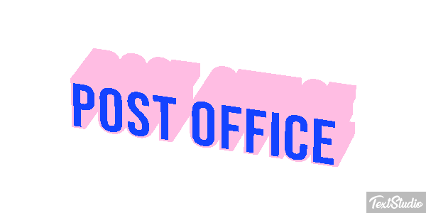 Post Office Text effect