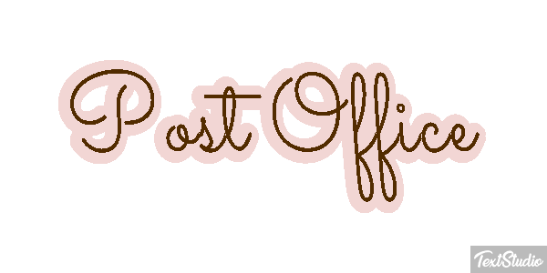 Post Office Text effect