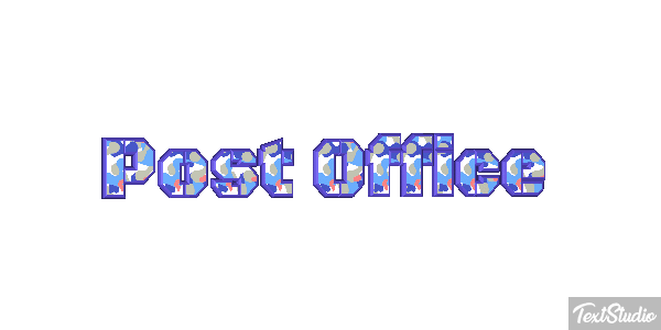 Post Office Text effect