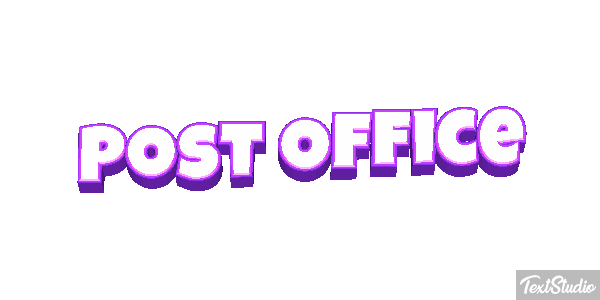 Post Office Text effect