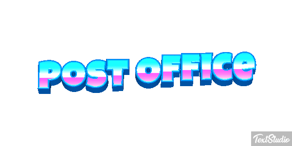 Post Office Text effect