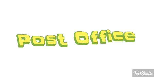 Post Office Text effect