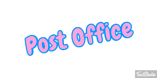 Post Office Text effect