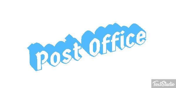Post Office Text effect