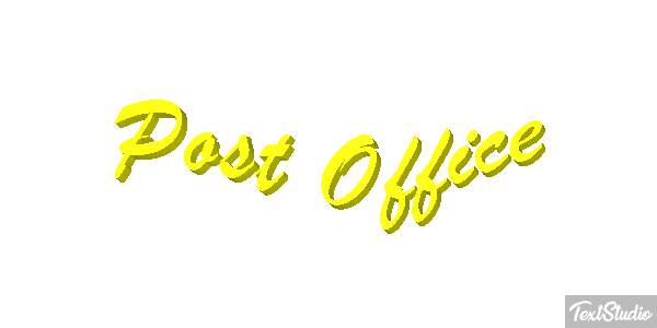 Post Office Text effect