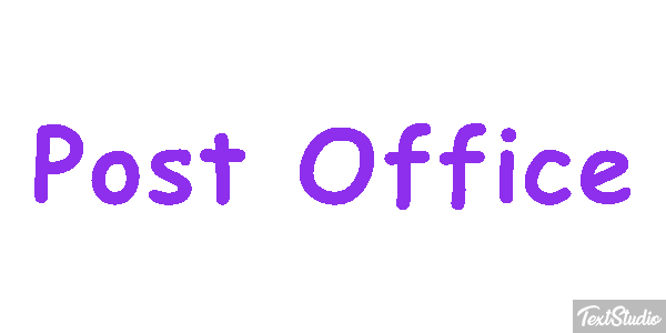 Post Office Text effect