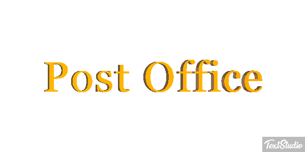 Post Office Text effect