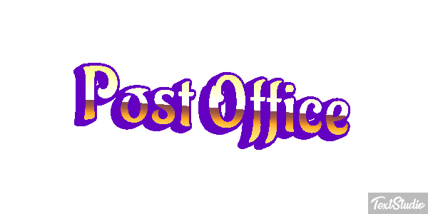 Post Office Text effect