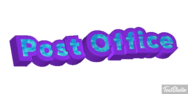 Post Office Text effect