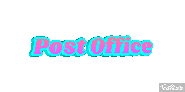 Post Office Text effect