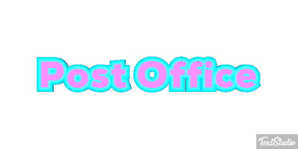 Post Office Text effect