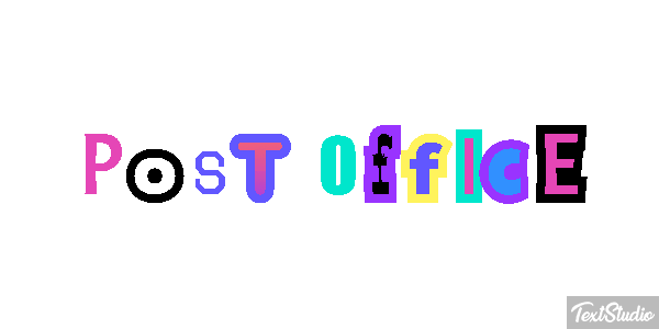 Post Office Text effect